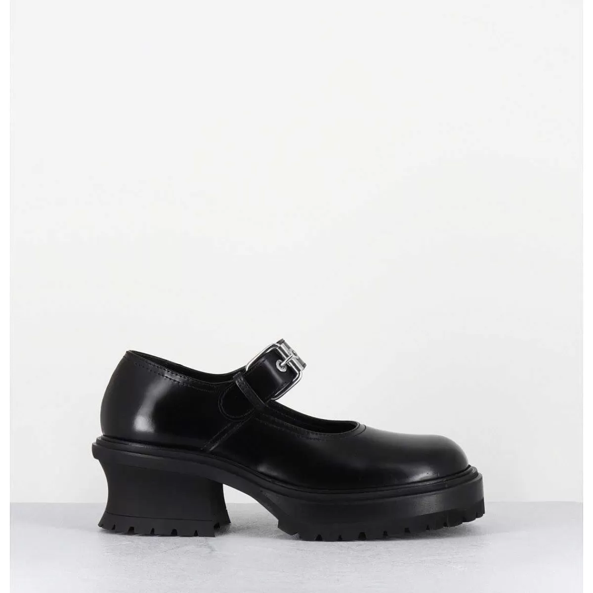 Online Babies En Cuir Noir 90S - Caro Bebe Nero Femmes Chaussures