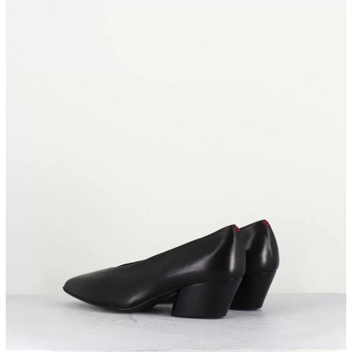 Sale Escarpins En Cuir Noir - Julien14 Nero Femmes Chaussures