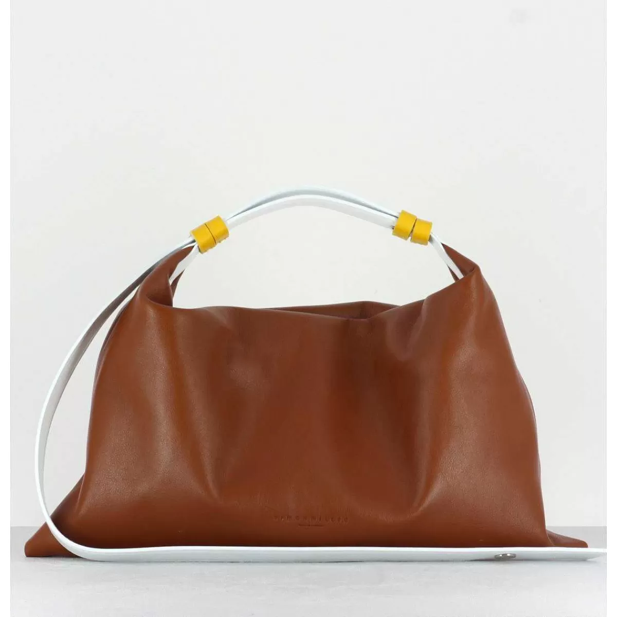 Shop Puffin Bag In Tan Femmes Les Sacs